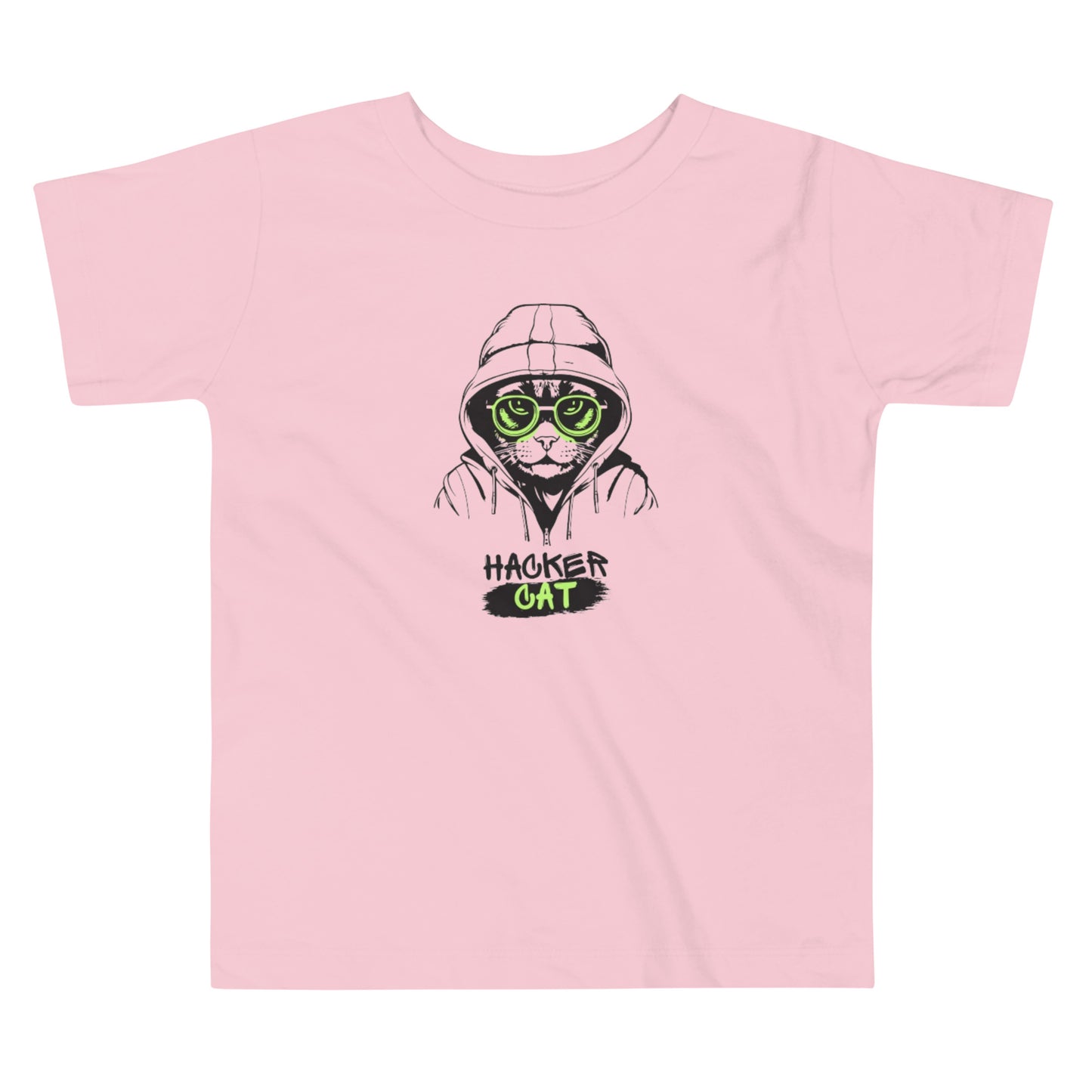 HACKER CAT - T-shirt pour Enfant en Bas Âge
