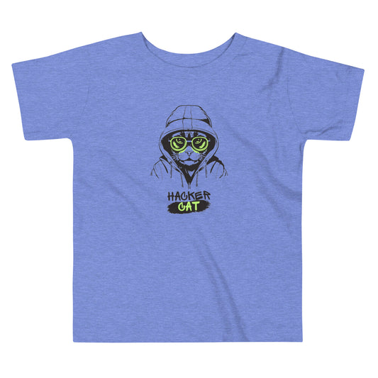 HACKER CAT - T-shirt pour Enfant en Bas Âge