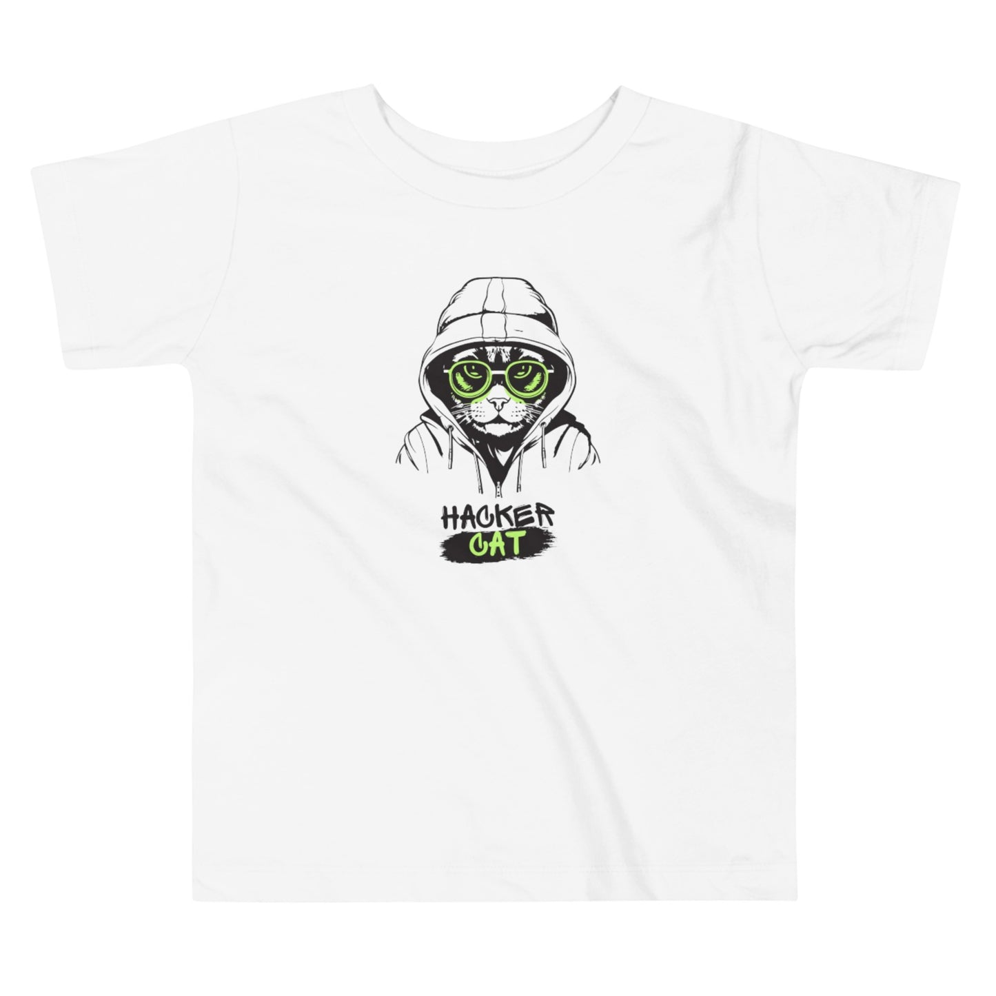HACKER CAT - T-shirt pour Enfant en Bas Âge