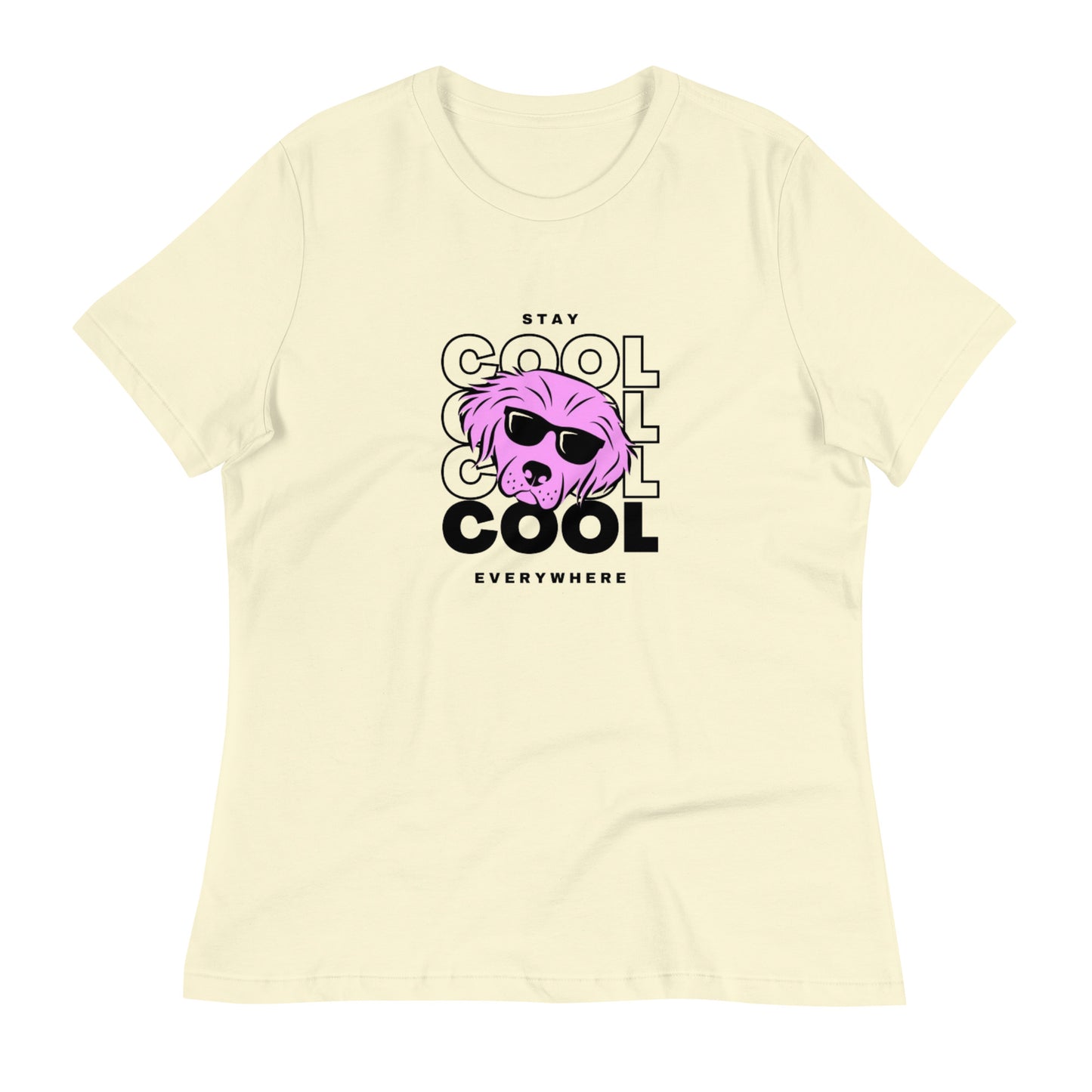 COOL DOG - T-shirt  pour Femme