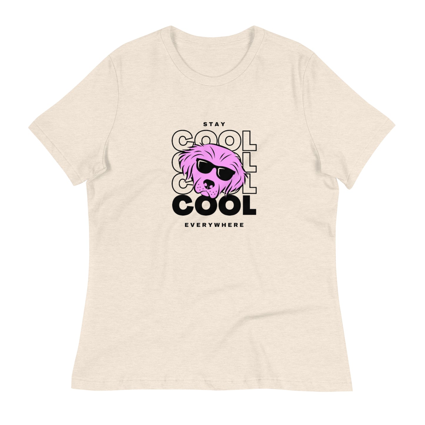 COOL DOG - T-shirt  pour Femme