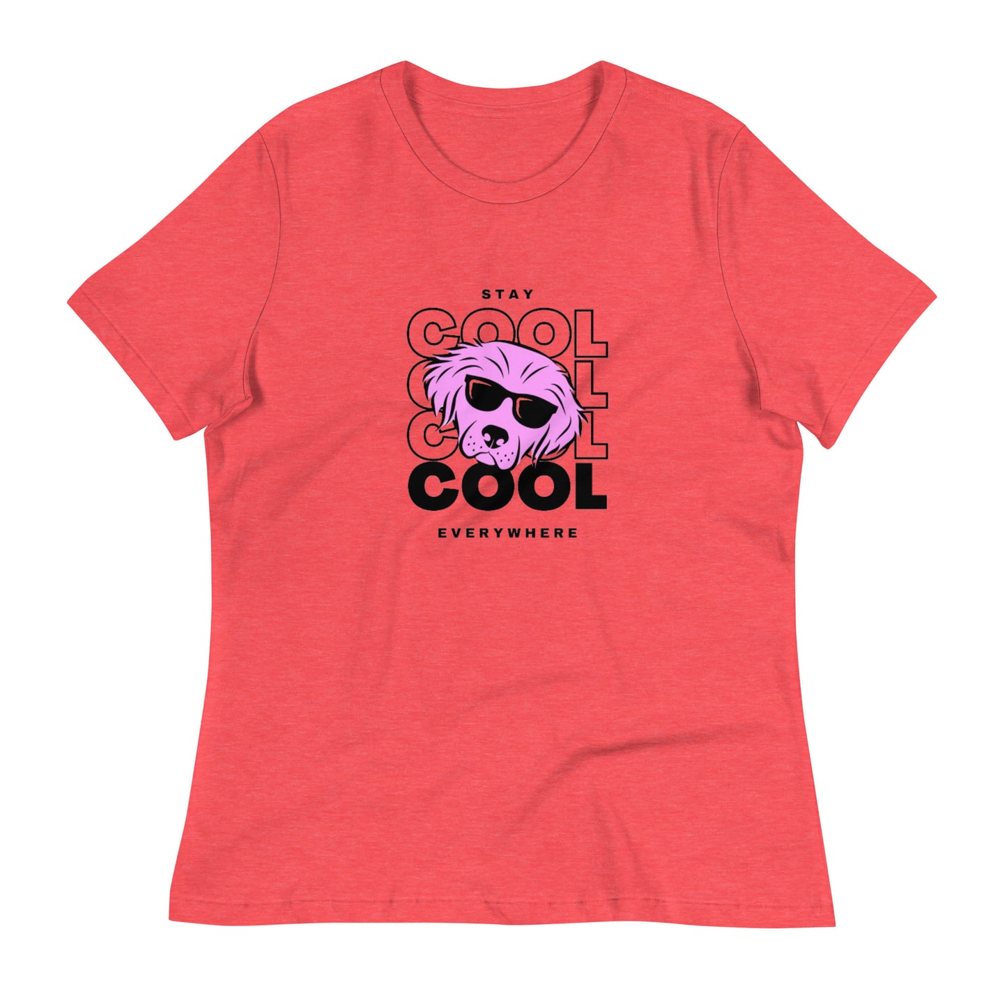 COOL DOG - T-shirt  pour Femme